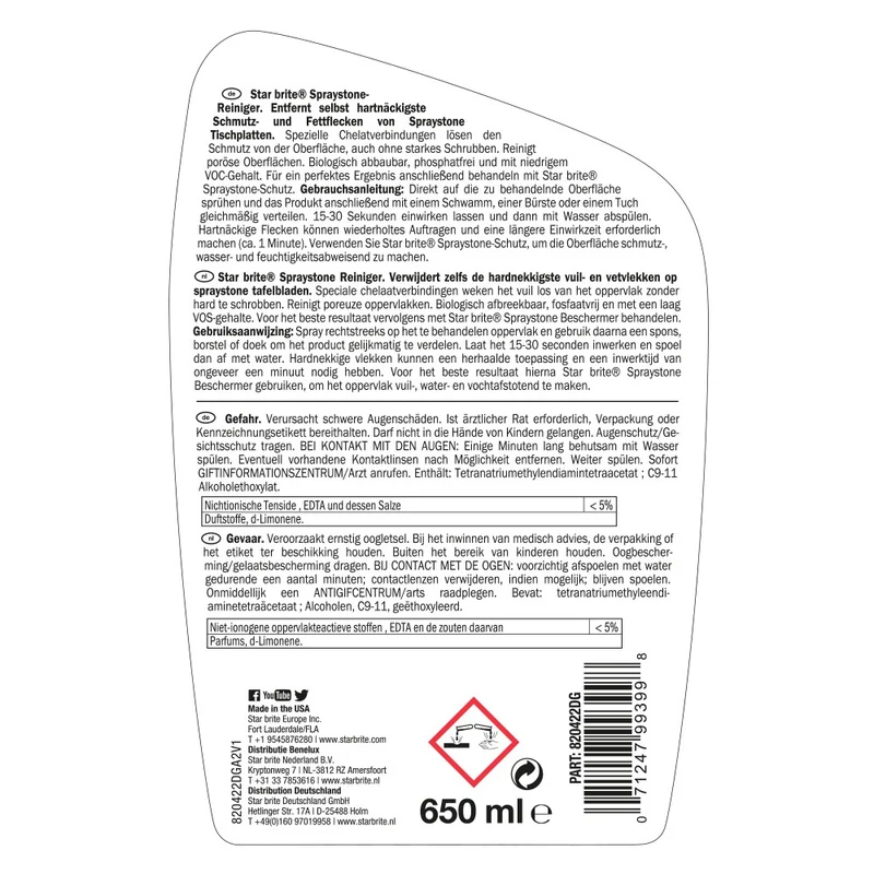 Star brite Spraystone Reiniger 650ml