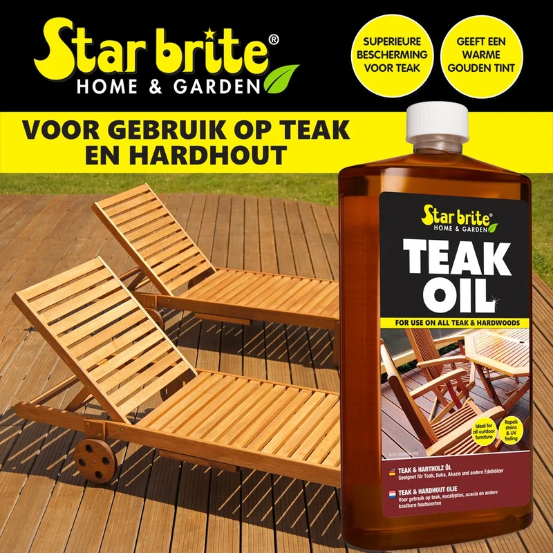 Star brite Teak & Hardhout Olie 500ml