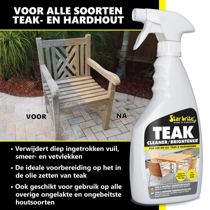 Star brite Teak & Hardhout Reiniger/Ontgrijzer 650ml