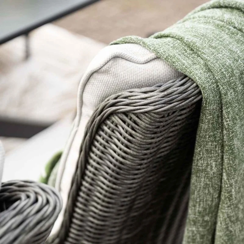 Osborne verstelbare tuinset 7-delig Earl Grey met Scotland tafel Napoli Grey 230x115 cm