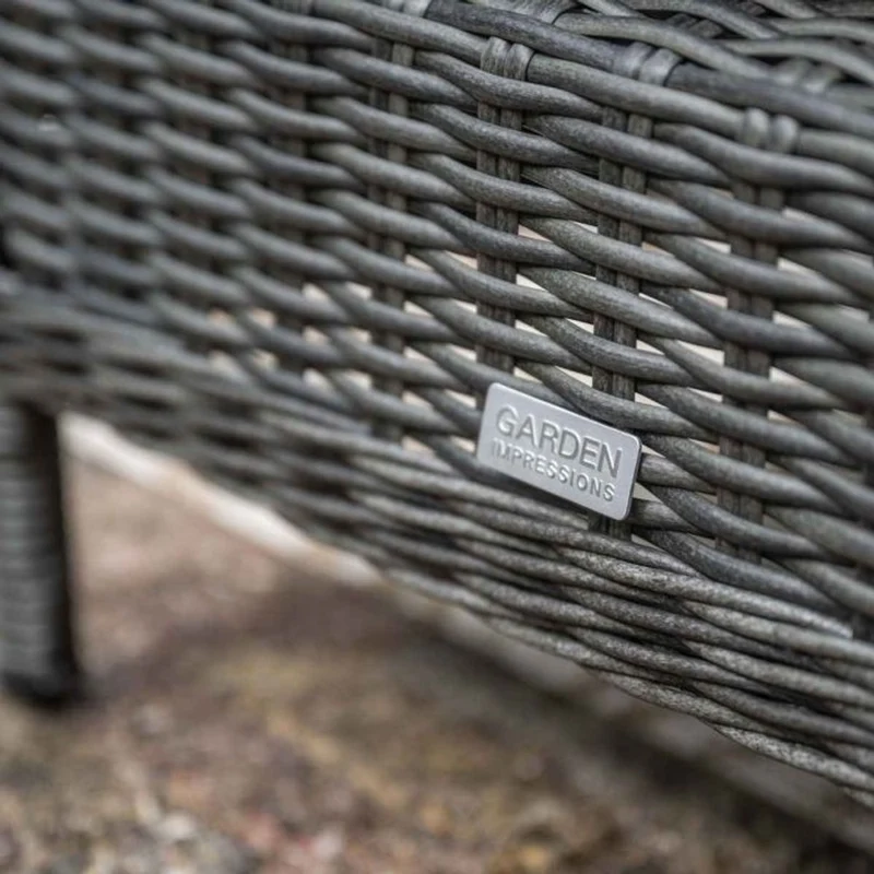 Osborne verstelbare tuinset 7-delig Earl Grey met Scotland tafel Napoli Grey 230x115 cm