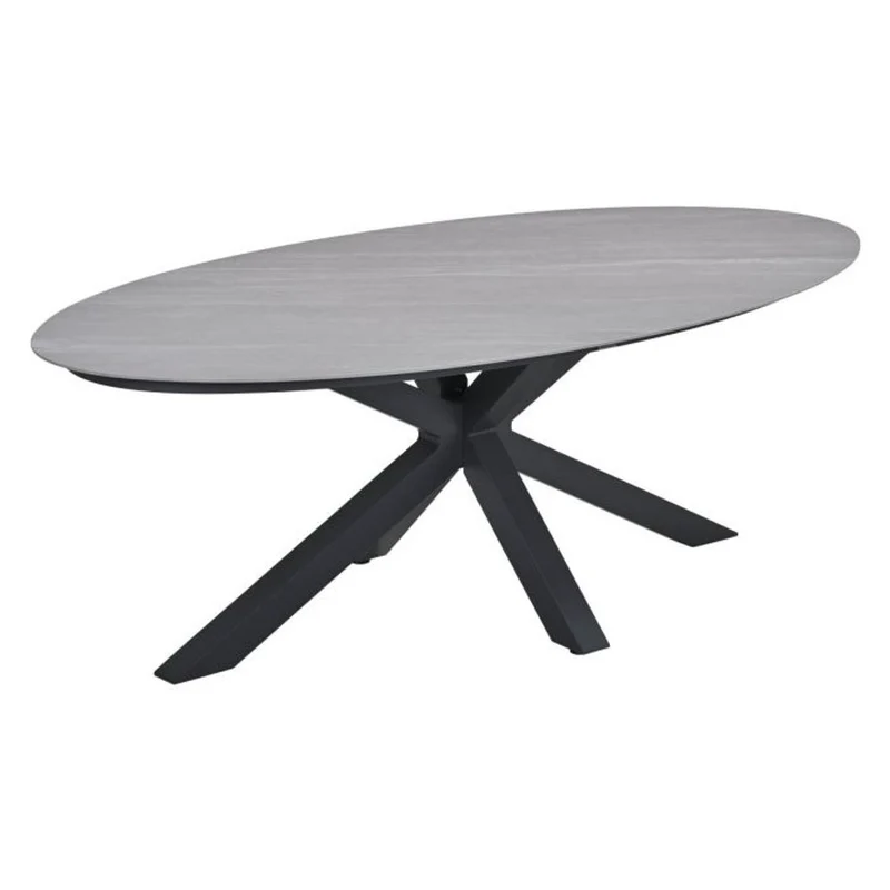 Scotland tuintafel 230x115 cm Carbon Black