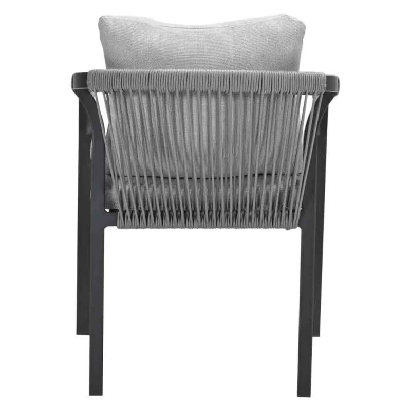 Monti dining fauteuil carbon black