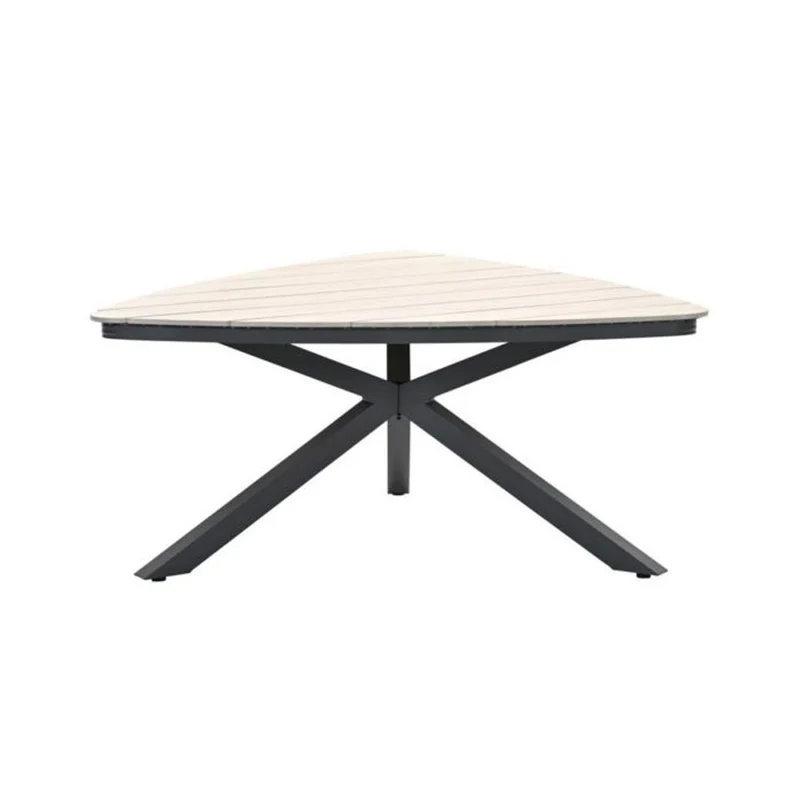 Edison tuintafel driehoek 170 cm light teak vironwood