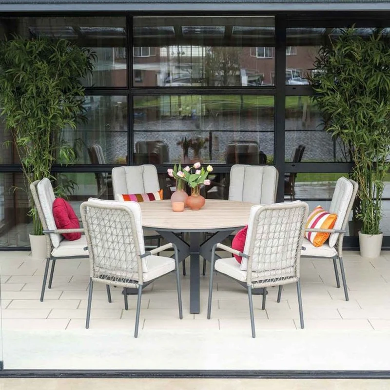 Venice dining tuinstoel taupe