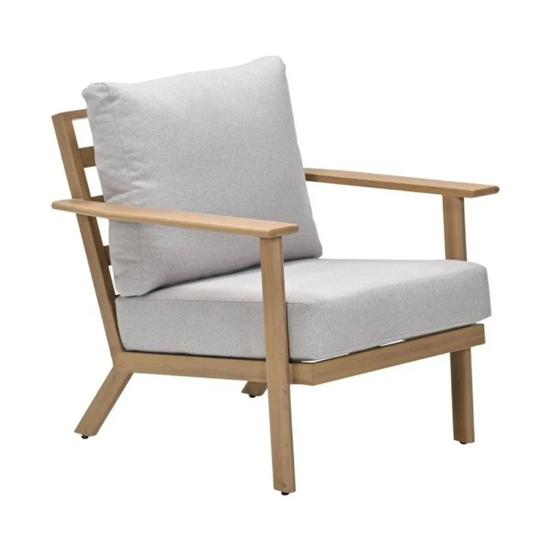 Garden Impressions Chicago lounge fauteuil natural teak look desert sand
