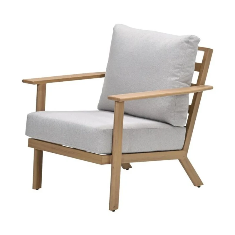 Garden Impressions Chicago lounge fauteuil natural teak look desert sand