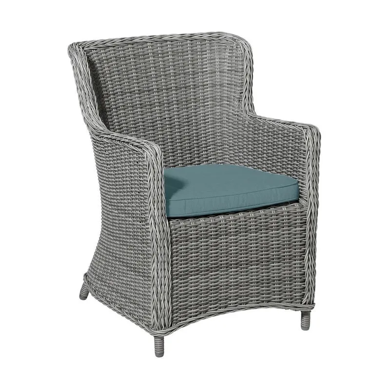 Madison wicker universeel zitkussen Silver canvas eco+ 48x48 cm