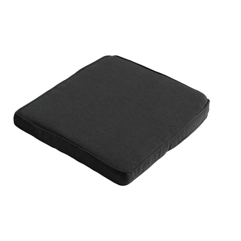 Madison wicker zitkussen square Rib black 48x48 cm