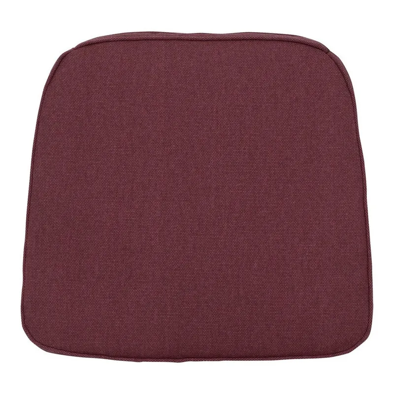 Madison wicker universeel zitkussen Bordeaux canvas eco+ 48x48 cm