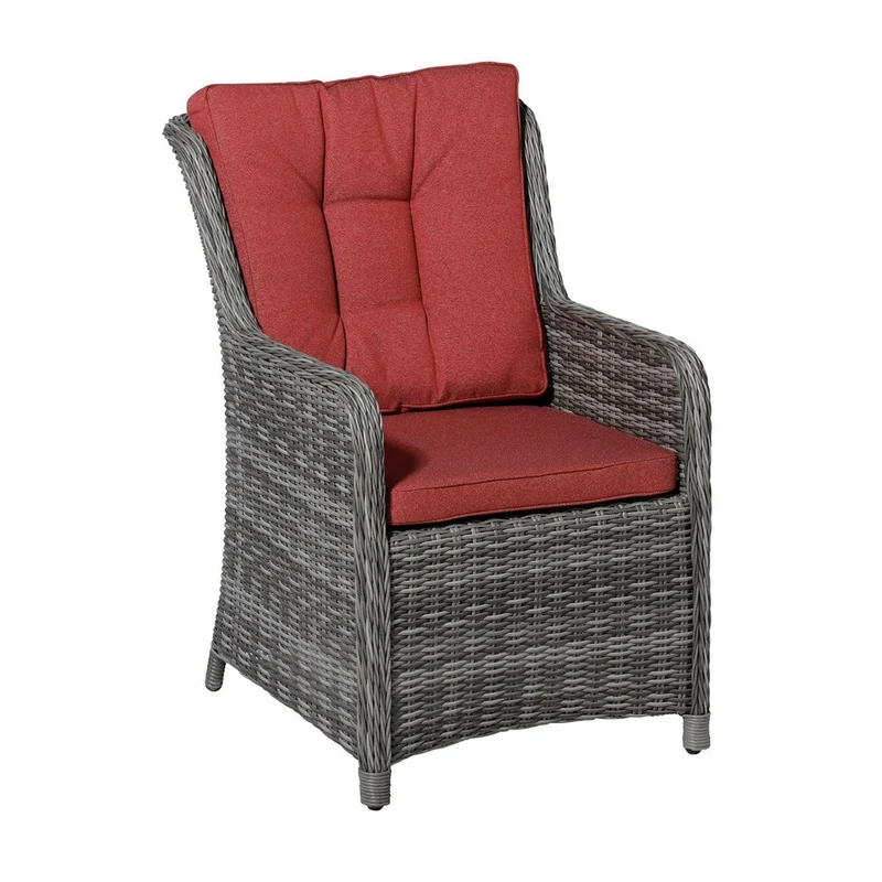 Madison wicker dining zitkussen Manchester red 105x50 cm