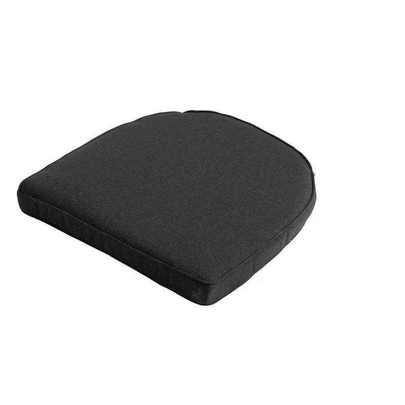 Madison wicker York zitkussen Rib black 48x48 cm