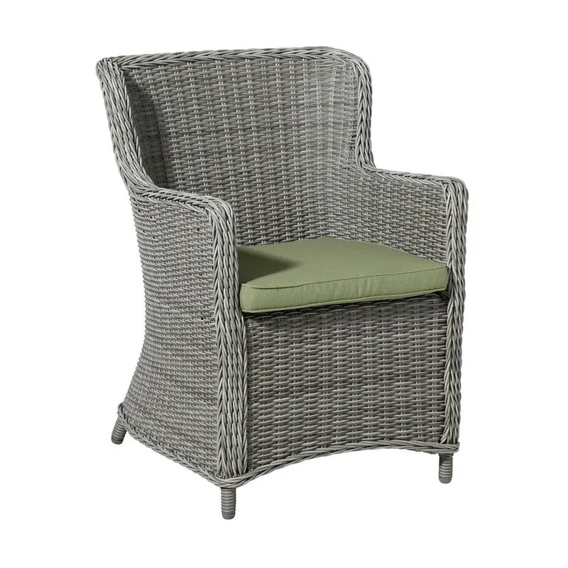 Madison wicker zitkussen square Panama sage 48x48 cm