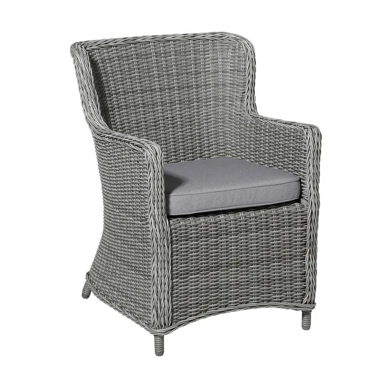 Madison wicker universeel zitkussen Manchester light grey 48x48 cm