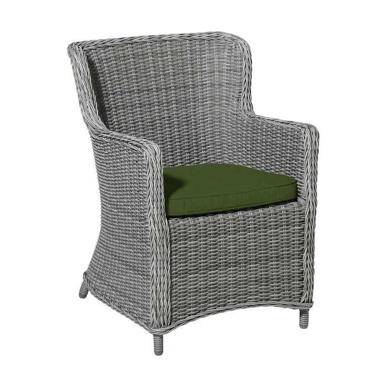 Madison wicker universeel zitkussen Moss green canvas eco+ 48x48 cm