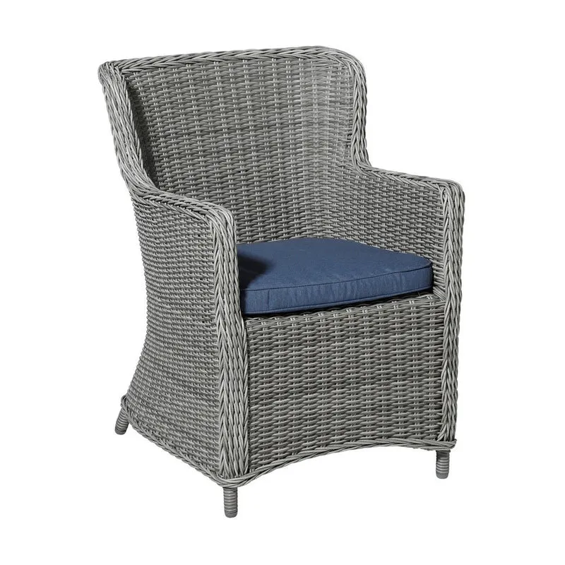 Madison wicker universeel zitkussen Panama safier blue 48x48 cm