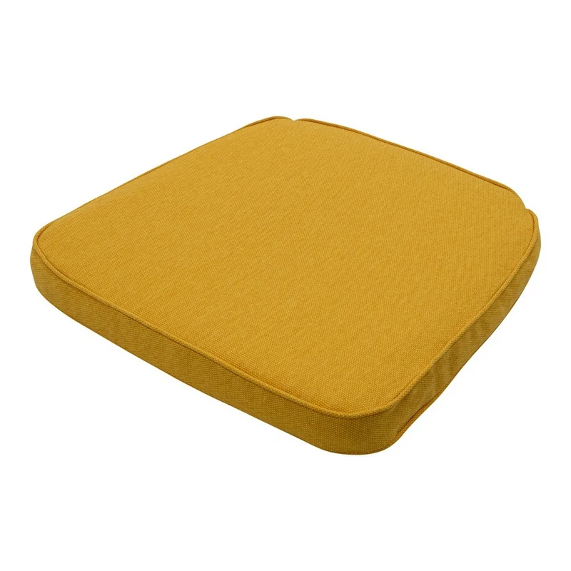 Madison wicker universeel zitkussen Gold canvas eco+ 48x48 cm