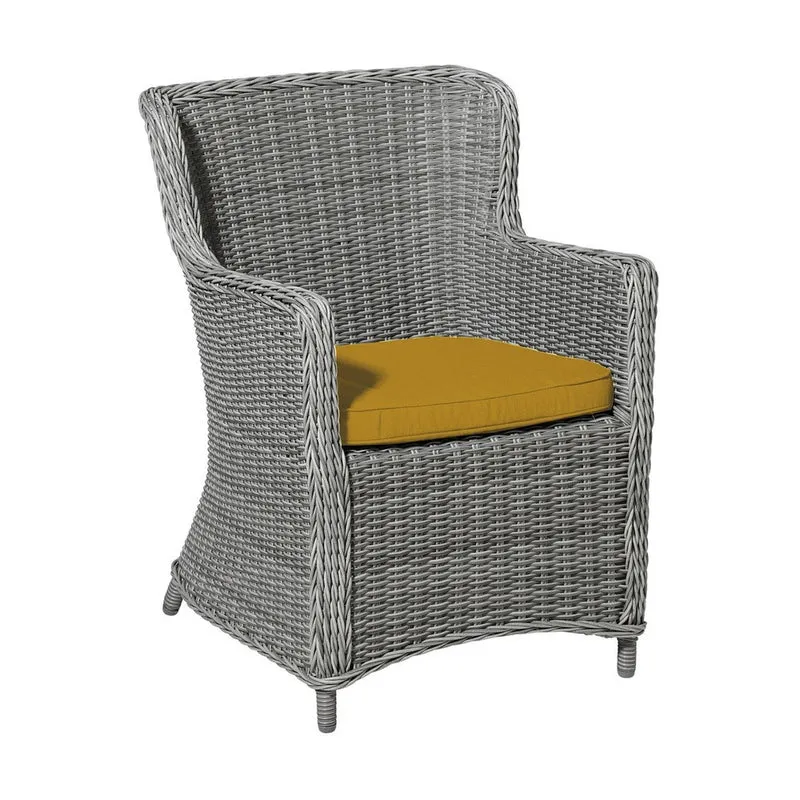 Madison wicker universeel zitkussen Gold canvas eco+ 48x48 cm