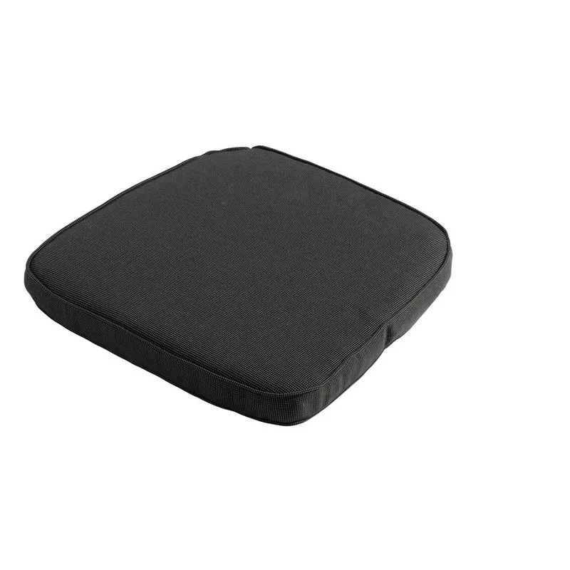 Madison wicker universeel zitkussen Rib black 48x48 cm