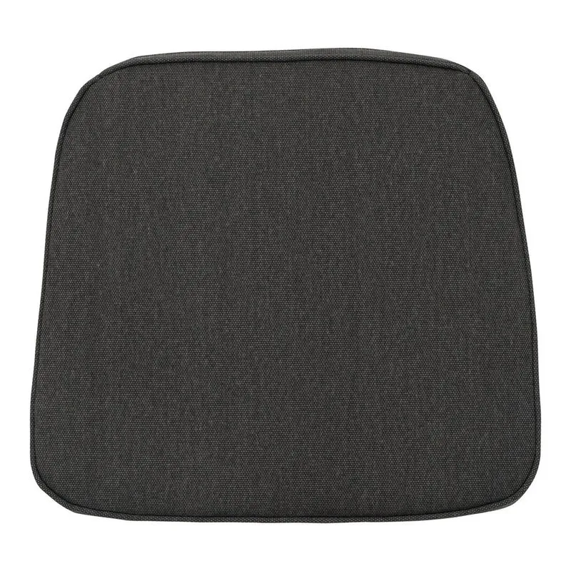 Madison wicker universeel zitkussen Dark grey canvas eco+ 48x48 cm