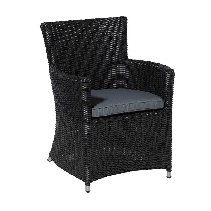 Madison wicker York zitkussen Rib grey 48x48 cm