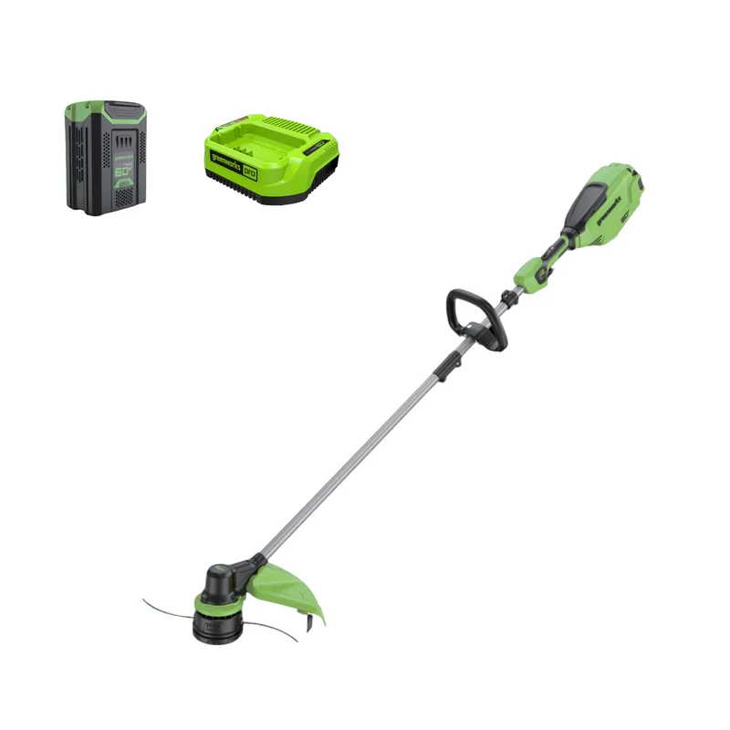 60V 16" Cordless Battery String Trimmer w/ 2.5Ah Battery and 3A Charger