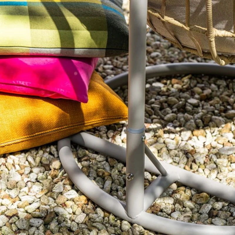Garden Impressions Fargo hangstoel eivorm taupe natural desert sand