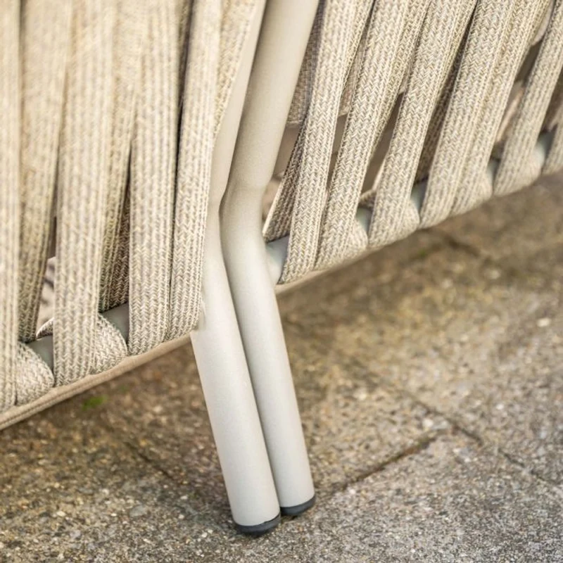Garden Impressions Teromos lounge hoekset 3-delig taupe rope grijs zand valley sand