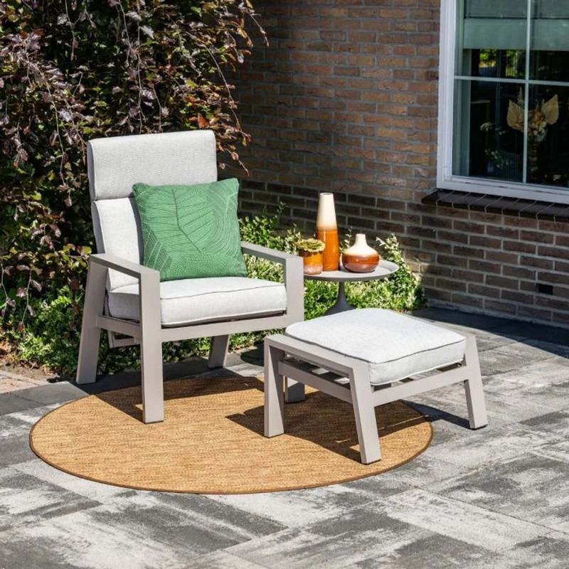 Garden Impressions Max verstelbare lounge stoel taupe valley sand