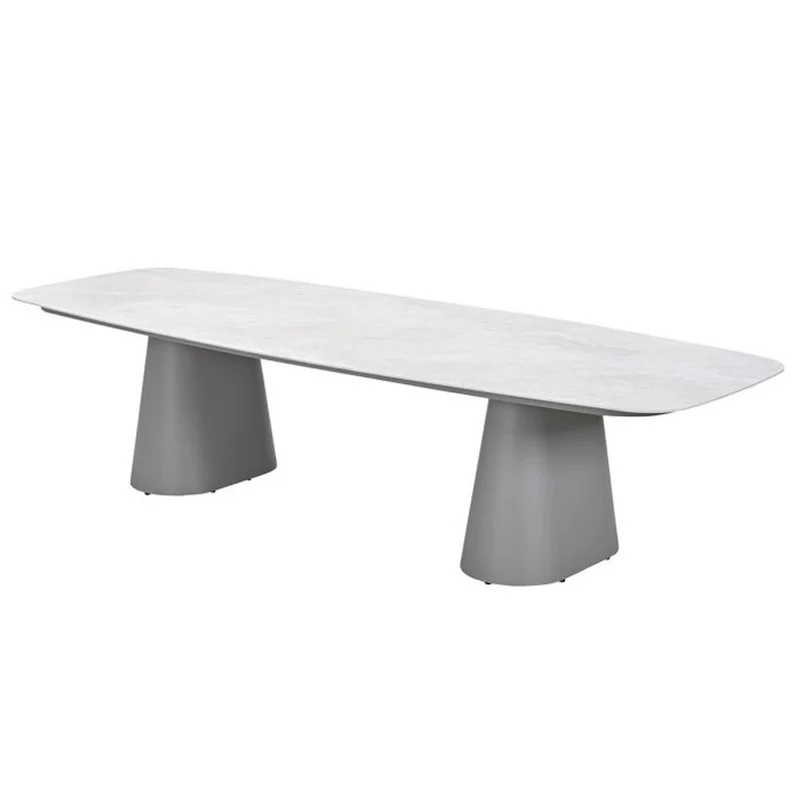Garden Impressions Denver dining tafel 320x120 cm taupe Centostone Verona sand