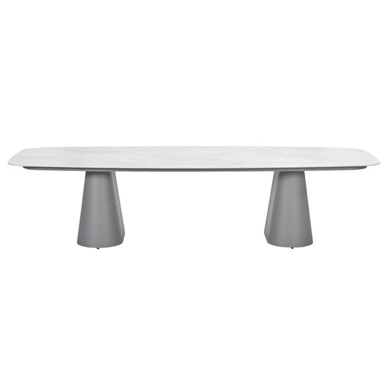 Garden Impressions Denver dining tafel 320x120 cm taupe Centostone Verona sand