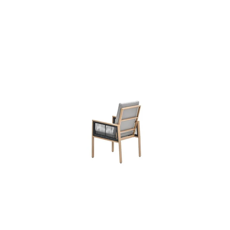 Garden Impressions Decala dining fauteuil aluminium light teak look desert sand