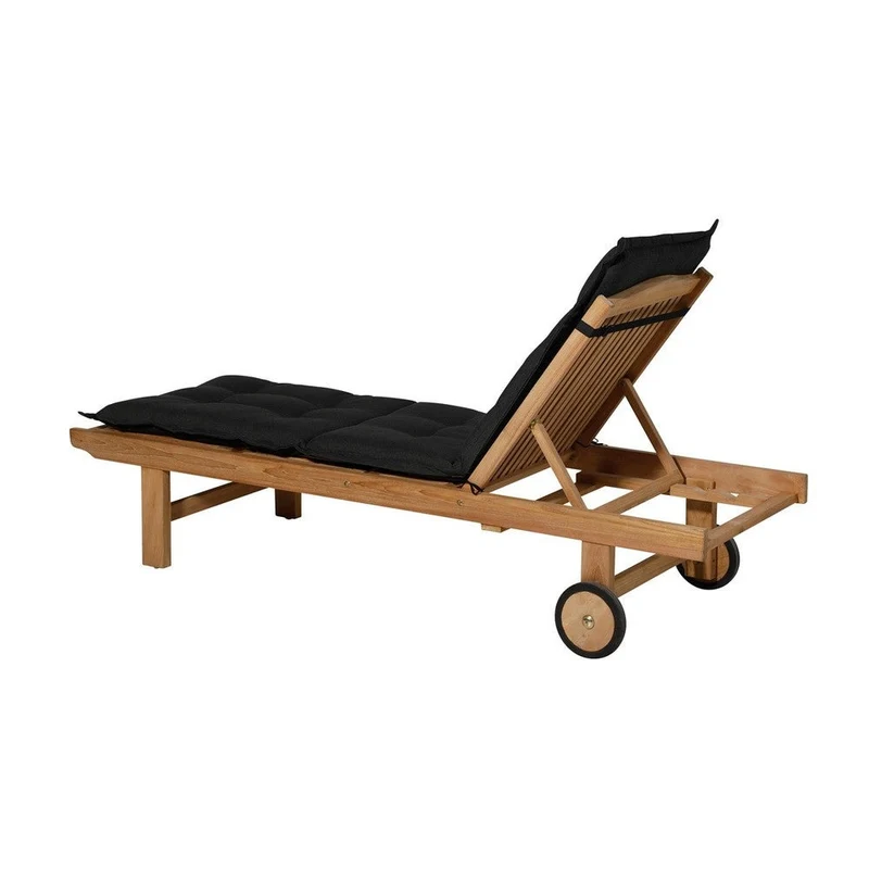 Madison ligbedkussen 200x65cm Rib black