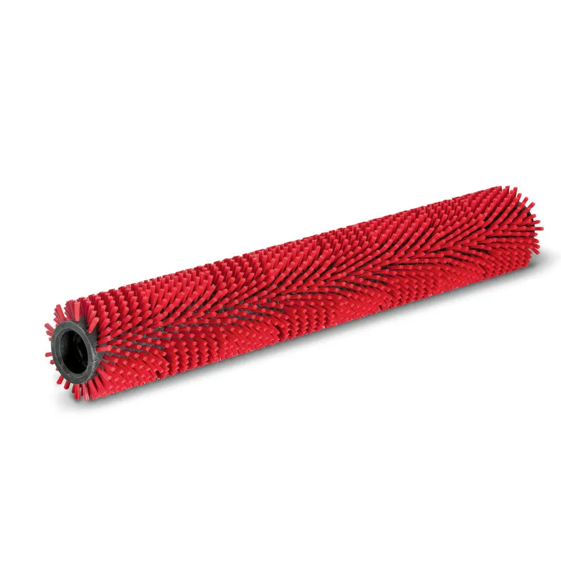 Walzenbürste, mittel, rot, 450 mm