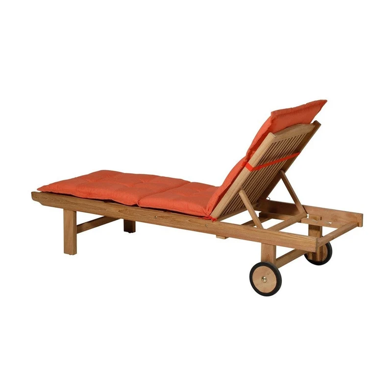 Madison ligbedkussen 200x65cm Panama flame orange