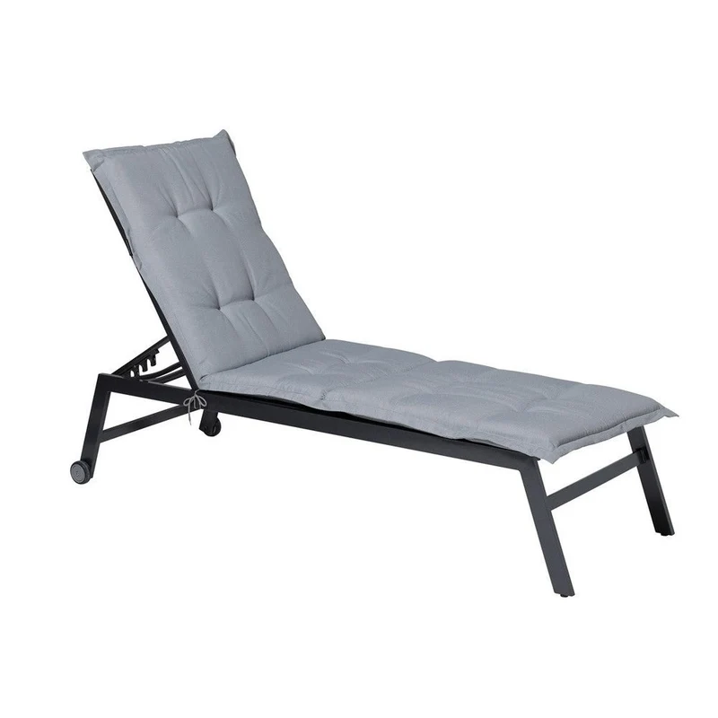 Madison ligbedkussen 200x65cm Panama light grey