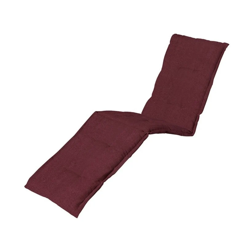 Madison ligbedkussen 200x65cm Panama bordeaux