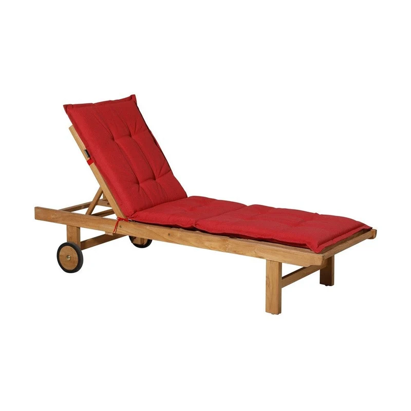 Madison ligbedkussen 200x65cm Panama brick red