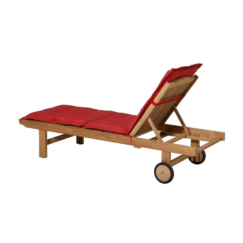 Madison ligbedkussen 200x65cm Panama brick red