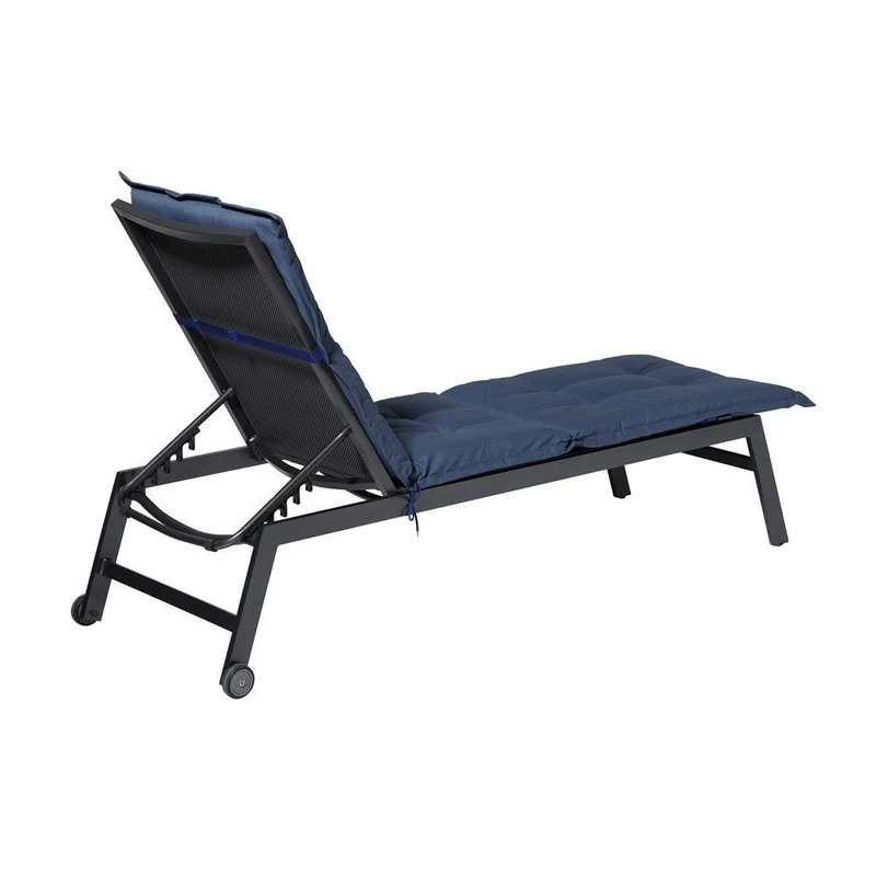 Madison ligbedkussen 200x65cm Basic kobalt