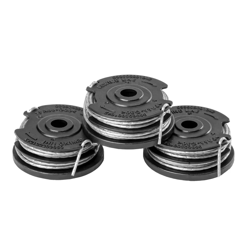 .065" Dual String Trimmer Replacement Spools for Select String Trimmer (3 Pack)