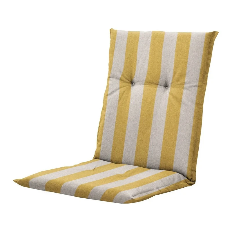 Madison stoelkussen lage rug Amora mustard 105x50 cm