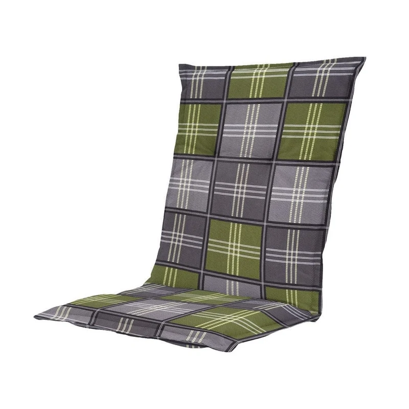Madison stoelkussen lage rug Patchy olive 105x50 cm