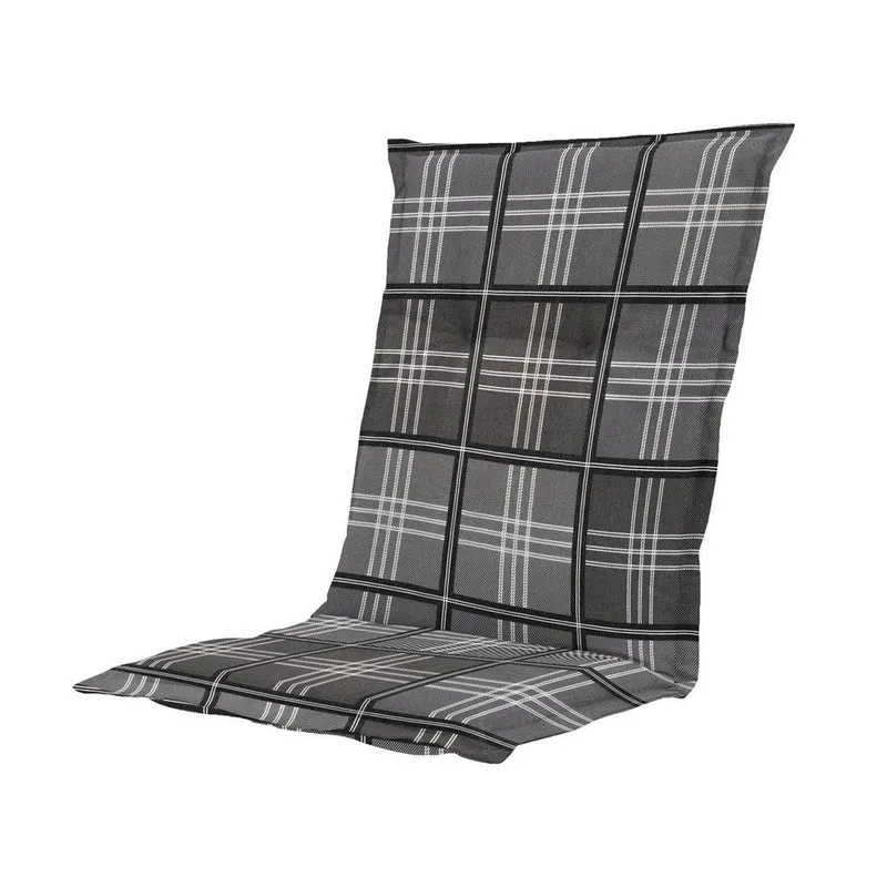 Madison stoelkussen lage rug Patchy grey 105x50 cm