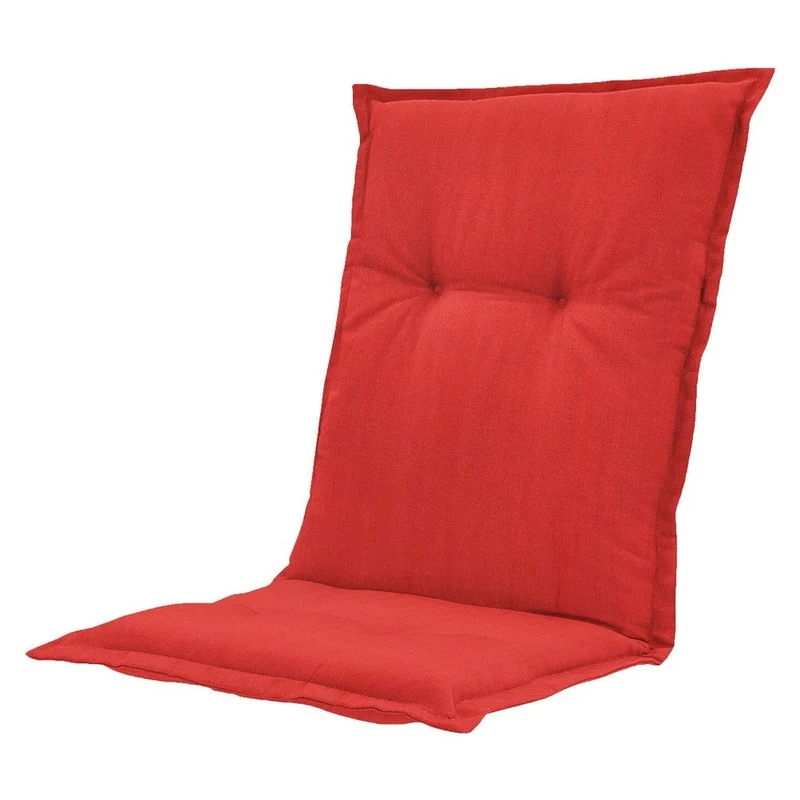Madison stoelkussen lage rug Basic red 105x50 cm