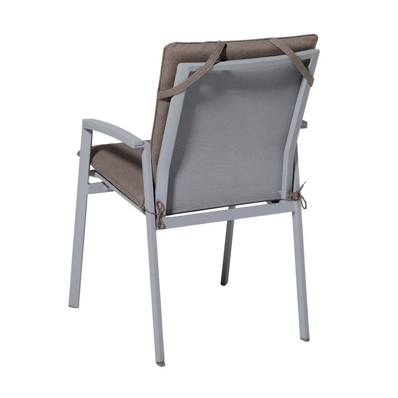 Madison stapelstoelkussen Outdoor Manchester taupe 97x49 cm