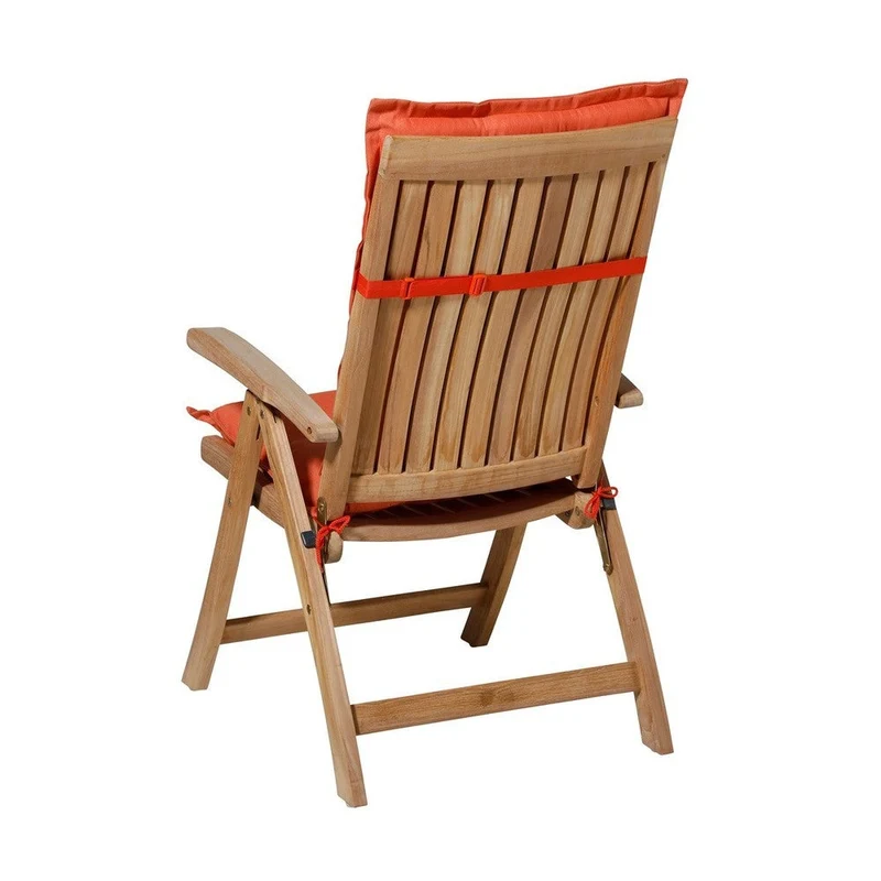 Madison stoelkussen lage rug Panama flame orange 105x50 cm