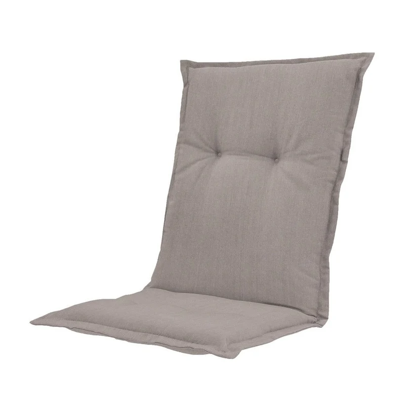 Madison stoelkussen lage rug Basic taupe 105x50 cm