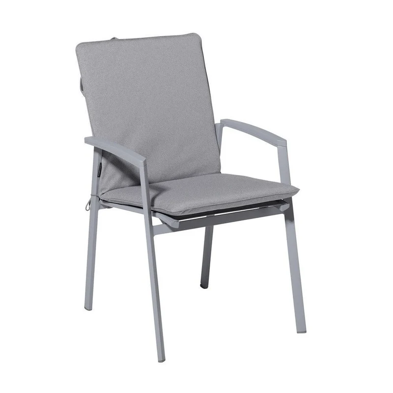 Madison stapelstoelkussen Outd Manchester light grey 97x49 cm