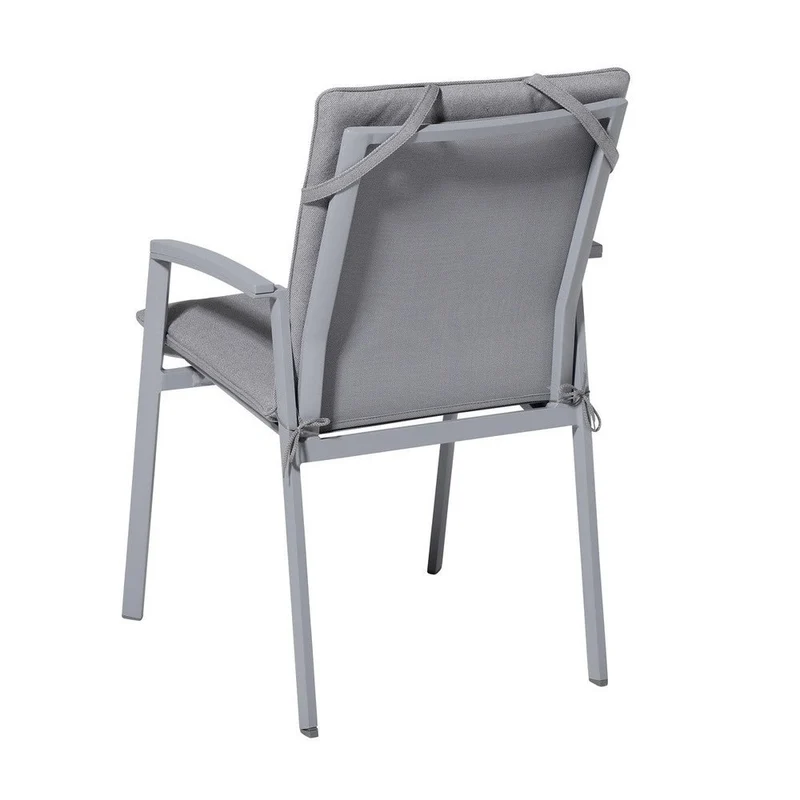 Madison stapelstoelkussen Outd Manchester light grey 97x49 cm